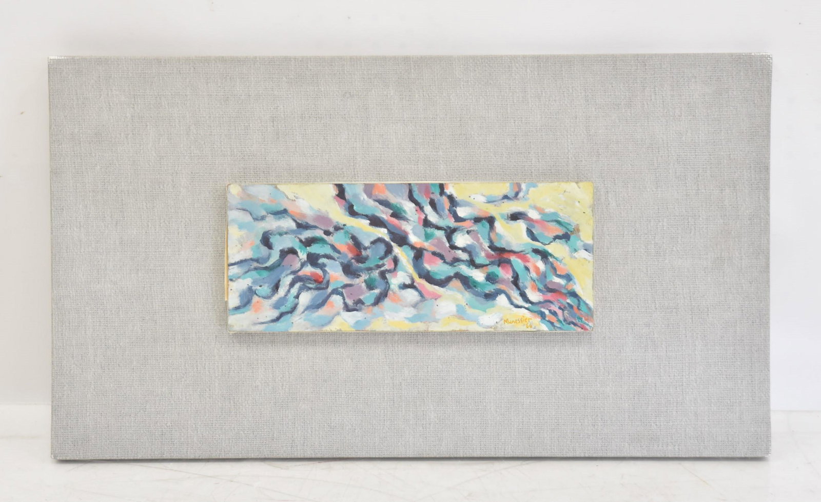 ALFRED MANESSIER , OIL ON PANEL ABSTRACT (1 of 16)