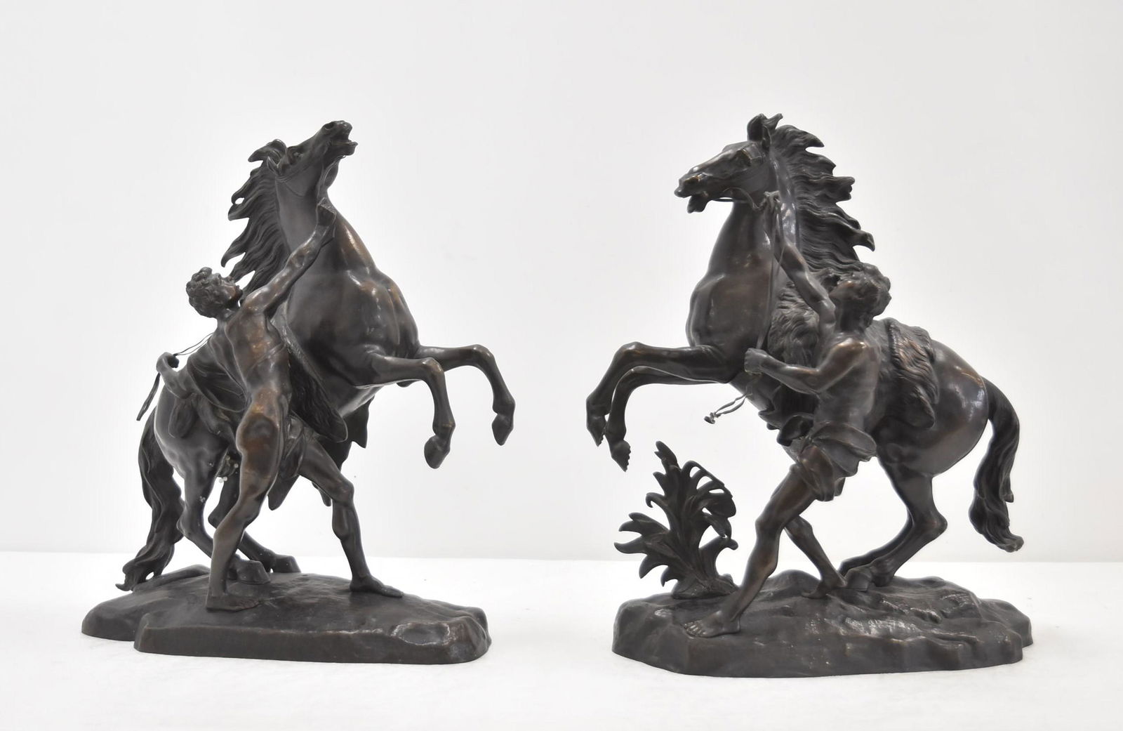After Guillaume Coustou, (pr) Bronze Marly Horse