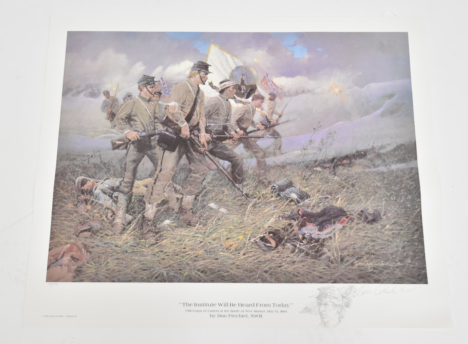 DON PRECHTEL , AMERICAN CIVIL WAR PRINT (1 of 10)