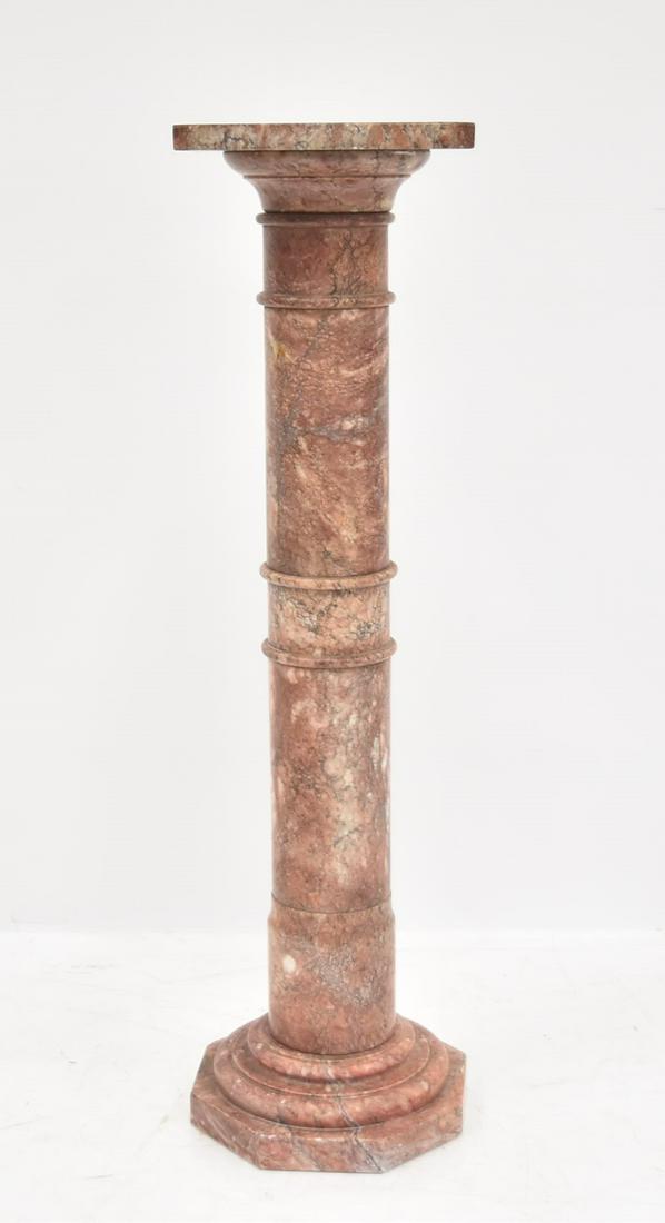 ROUGE MARBLE PEDESTAL (1 of 8)