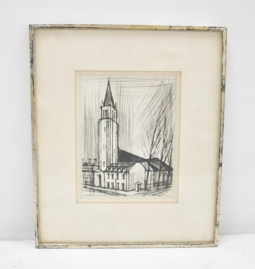 BERNARD BUFFET , DRY POINT ETCHING (1 of 17)