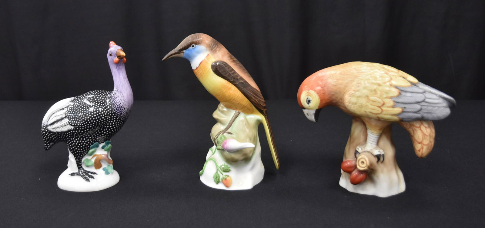 (3) HEREND PORCELAIN BIRD MODELS (1 of 15)