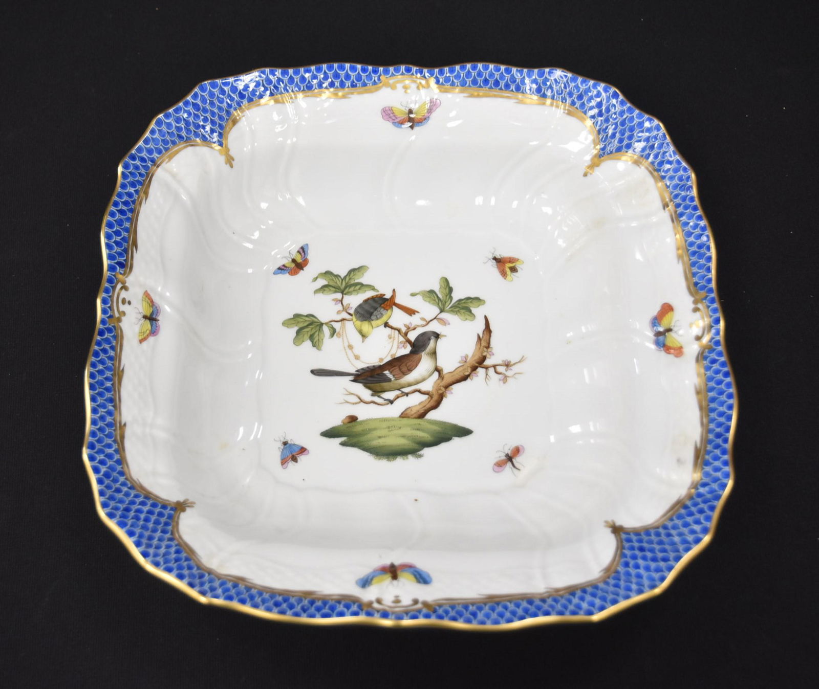 HEREND ROTHSCHILD PATTERN BOWL (1 of 10)