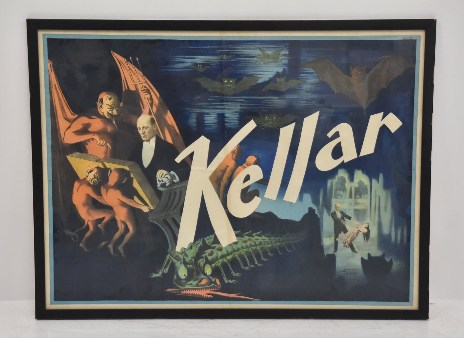 HARRY KELLAR , STROBRIDGE LITHOGRAPH POSTER (1 of 13)