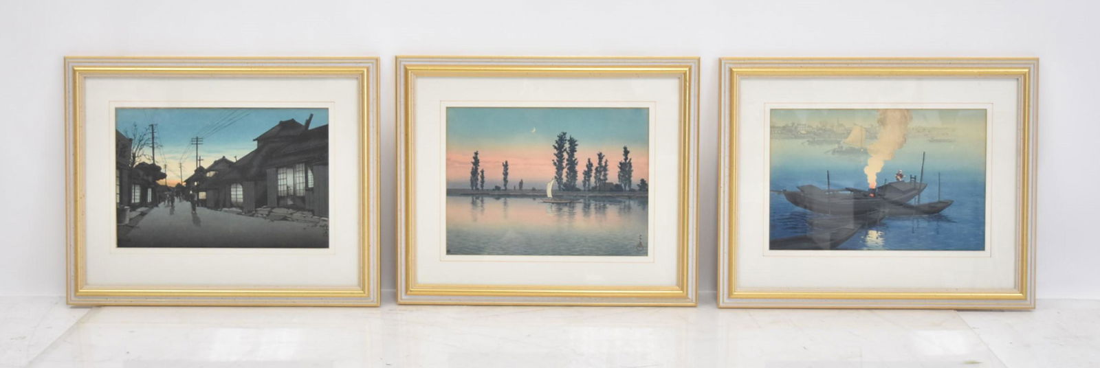 (3) JAPANESE WOOD BLOCK PRINTS (1 of 13)