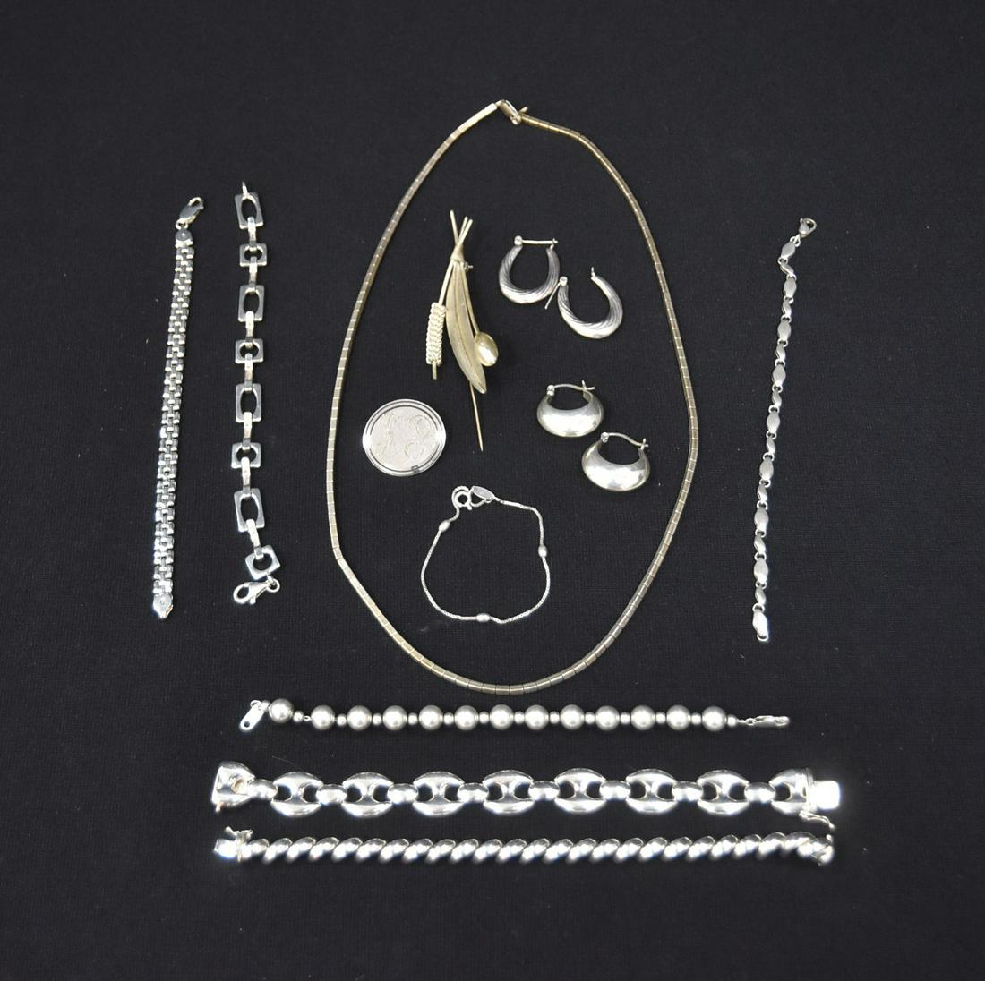 STERLING SILVER JEWELRY LOT (1 of 12)