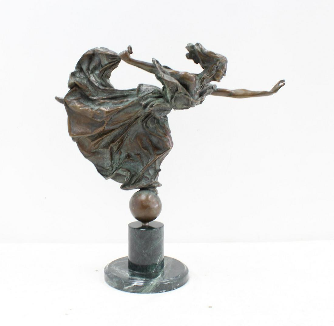 RAYMOND KASKEY BRONZE "IPHIGENIA" SCULPTURE (1 of 9)