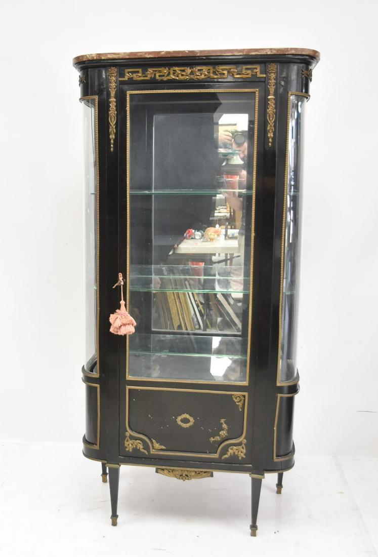 FRENCH NAPOLEON III STYLE CURIO CABINET (1 of 19)