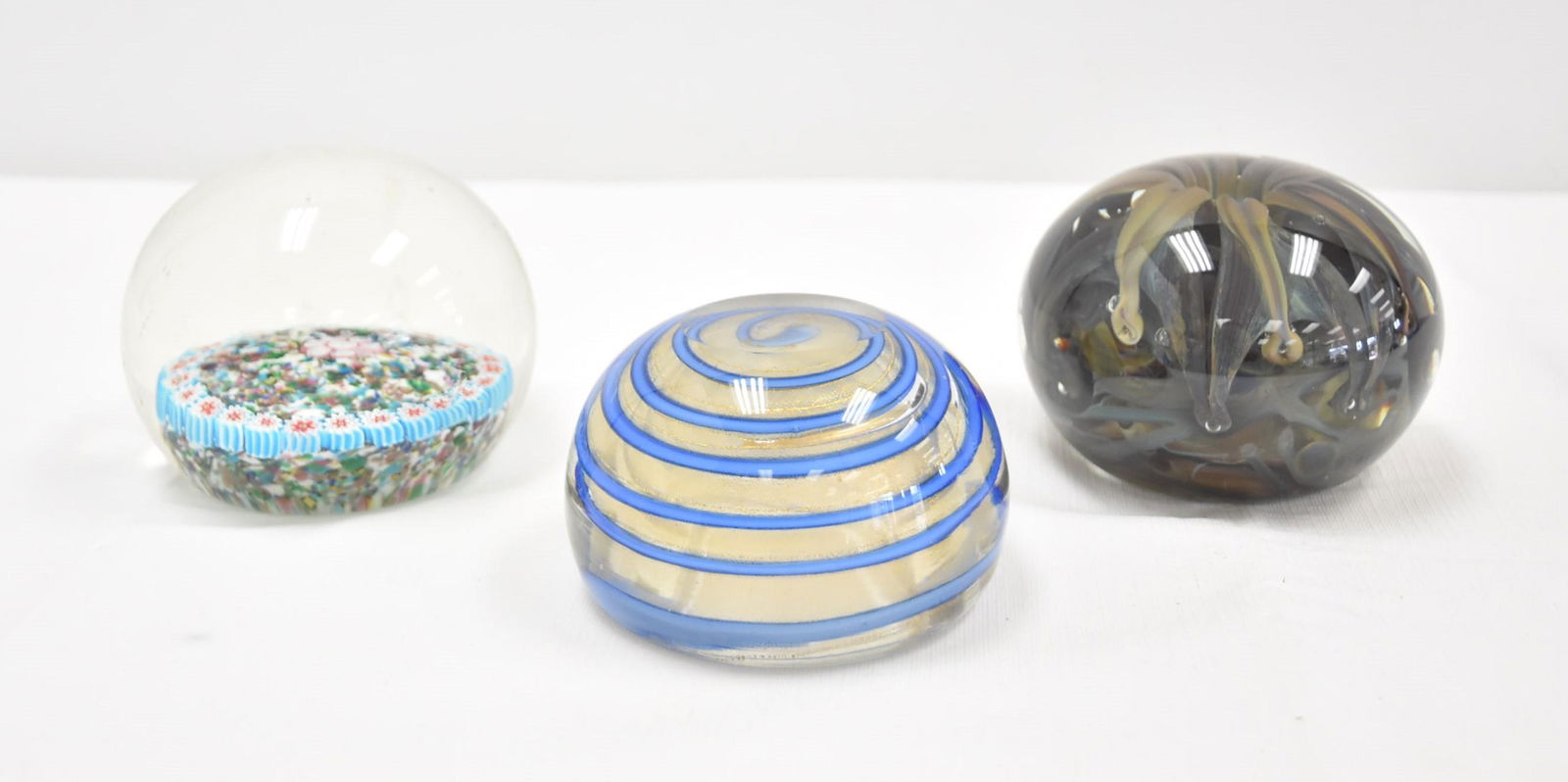 (3)  ART GLASS PAPERWEIGHTS (1 of 14)