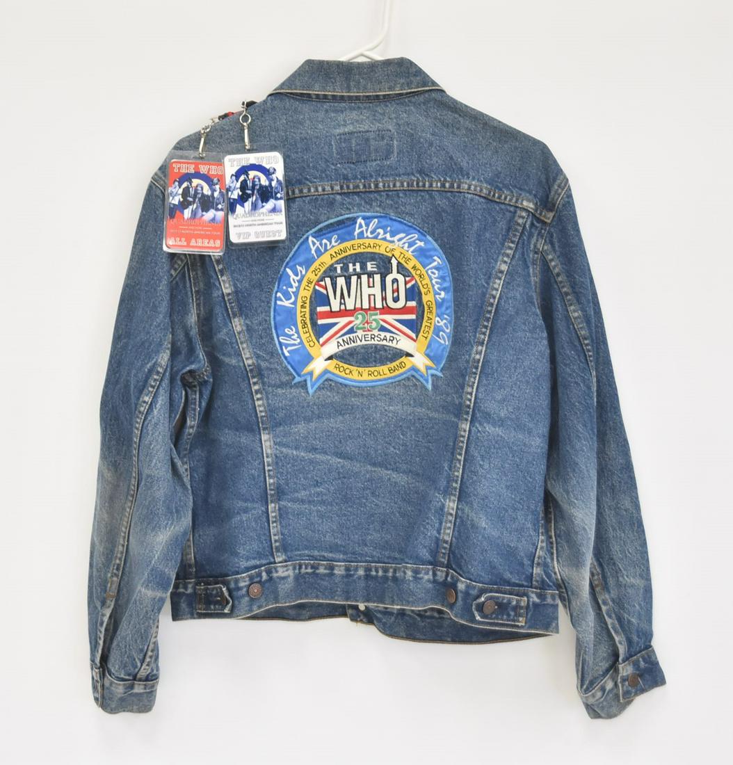 "THE WHO" THE KIDS ARE ALRIGHT TOUR DENIM JACKET (1 of 20)