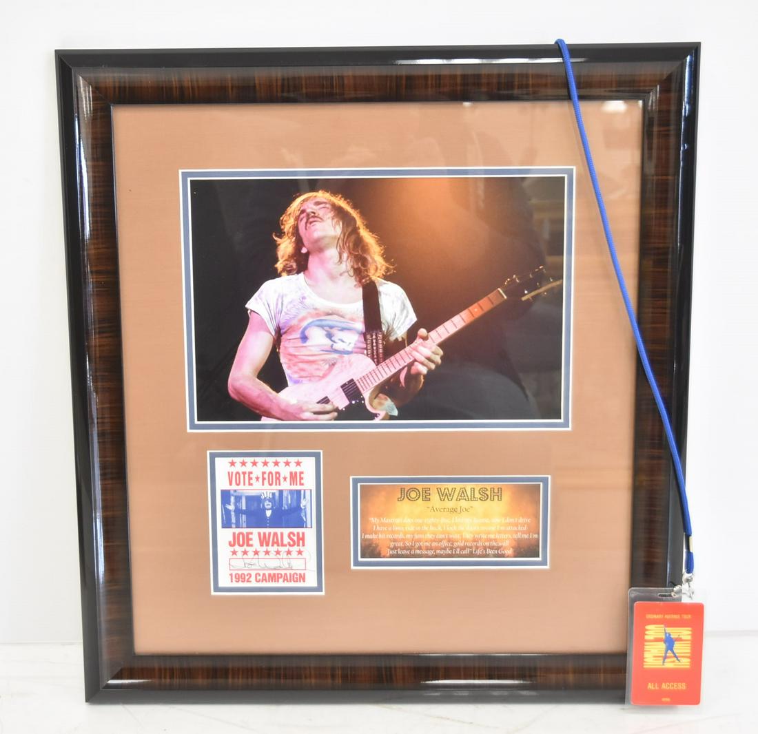 JOE WALSH AUTOGRAPHED PHOTO COLLAGE (1 of 11)