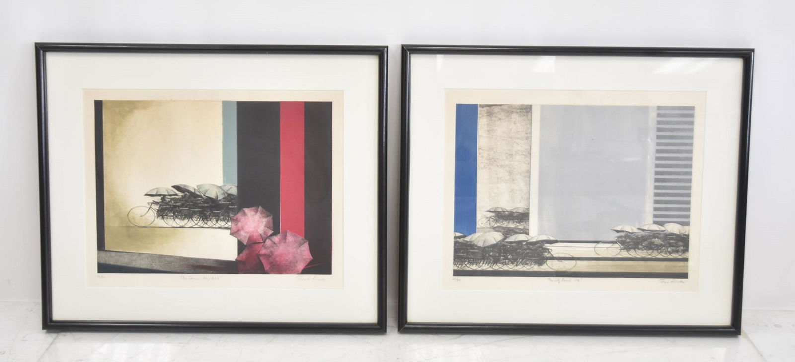 (2) SHIGEKI KURODA , BICYCLE LITHOGRAPHS (1 of 17)