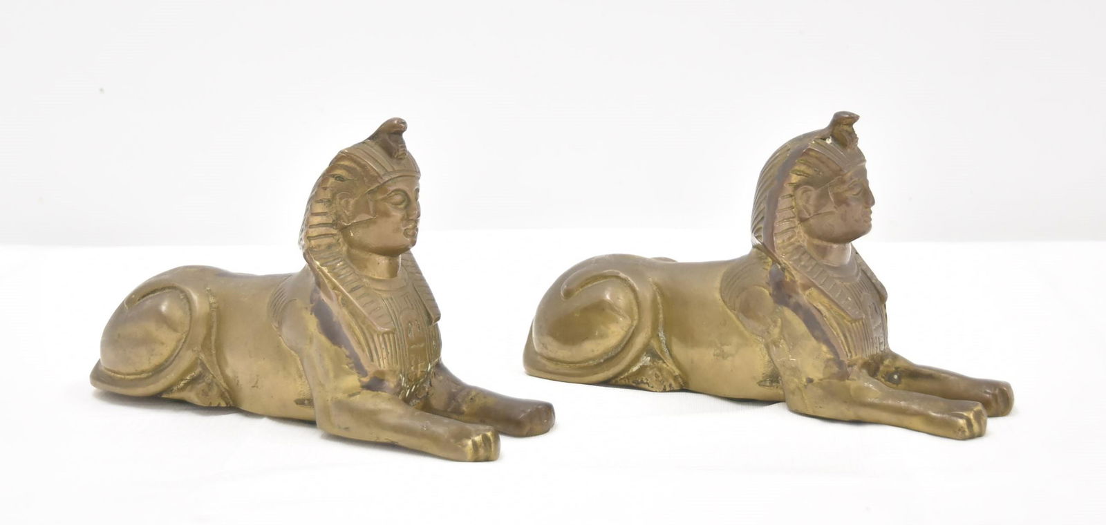 (Pr) BRONZE SPHYNX BOOKENDS (1 of 9)
