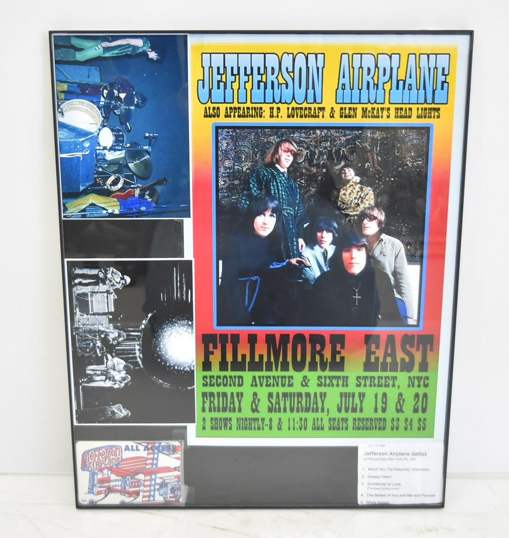 JEFFERSON AIRPLANE FILLMORE EAST CONCERT POSTER (1 of 8)