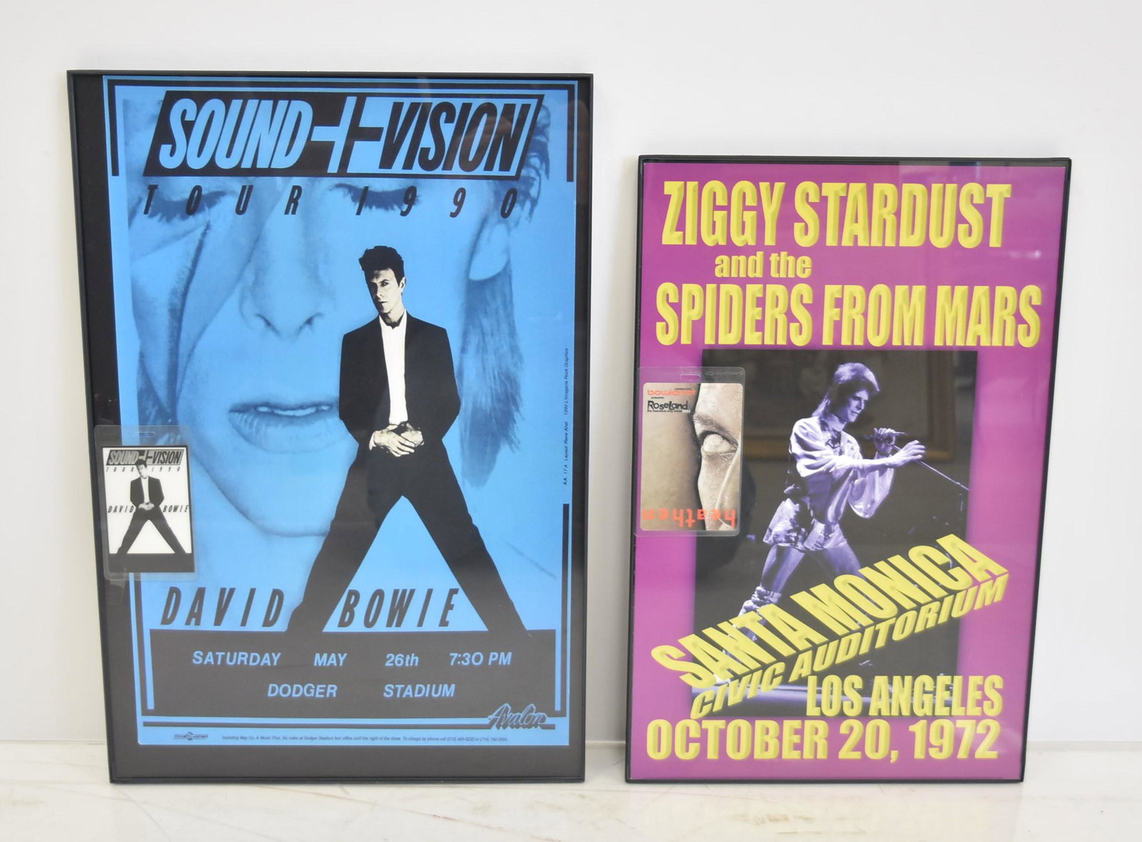 (2) DAVID BOWIE CONCERT POSTERS (1 of 11)