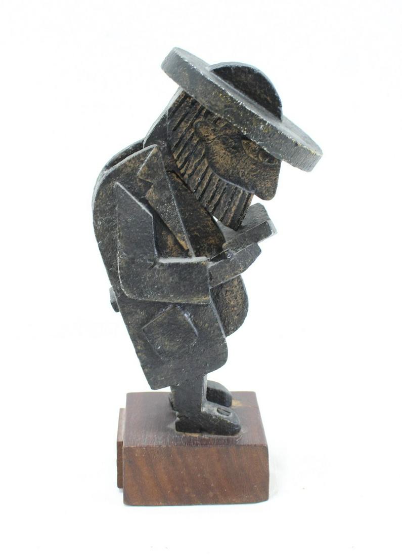 FRANK MEISLER , BRONZE JEWISH MAN READING TORAH (1 of 14)