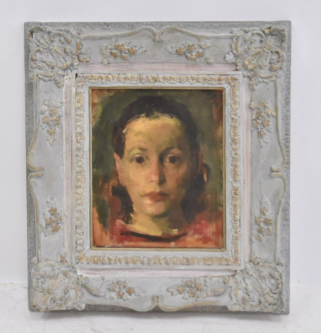 ROBERT PHILIPP, OIL ON CANVAS PORTRAIT OF WOMAN (1 of 16)