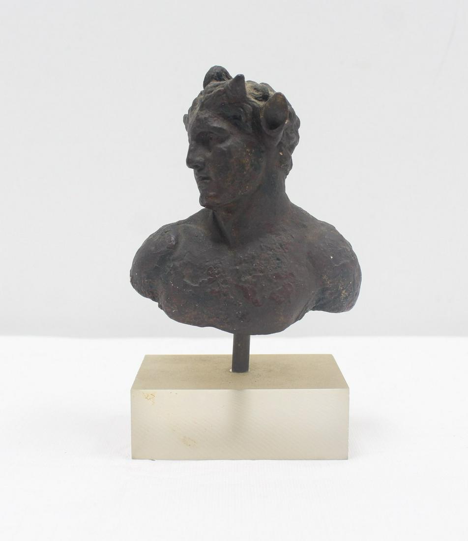 GRAND TOUR BRONZE BUST OF BACCHUS (1 of 12)