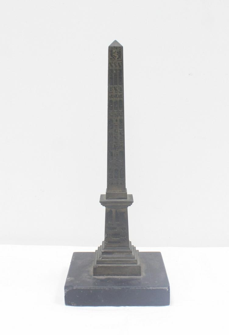 GRAND TOUR FRENCH BRONZE OBELISK (1 of 8)
