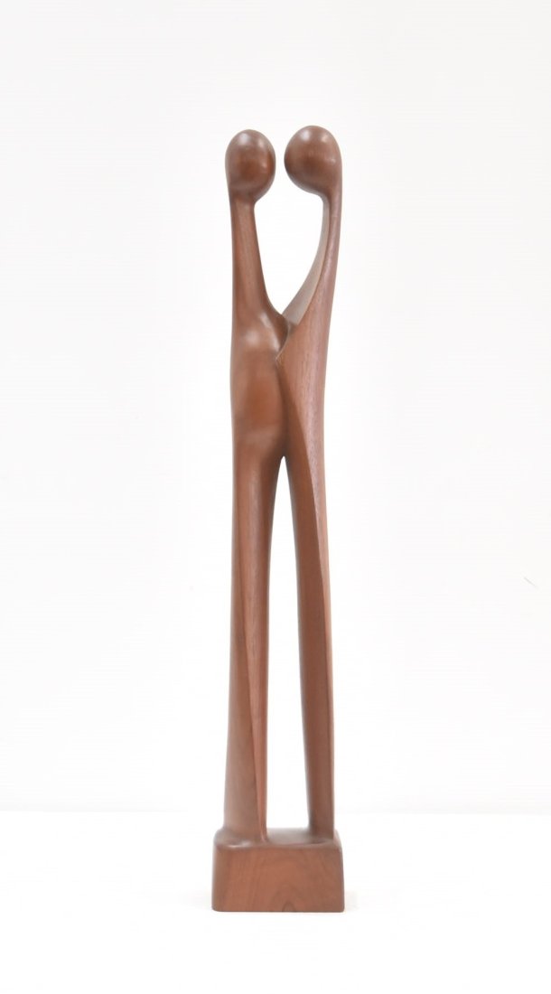 MID CENTURY MODERN SWEDISH TEAK FIGURE: MCM MID CENTURY MODERN SWEDISH DESIGN SIMARI ? FIGURE - 5" x 3" x 27 1/2"