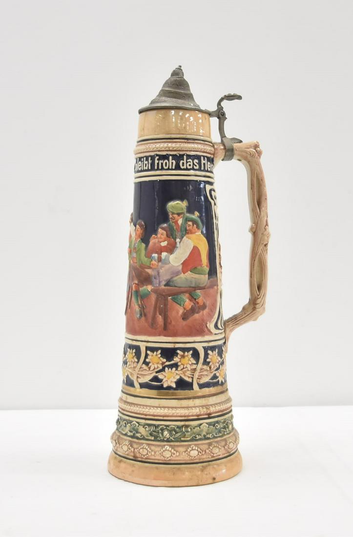 LARGE 4-LITER GERMAN STEIN (1 of 10)
