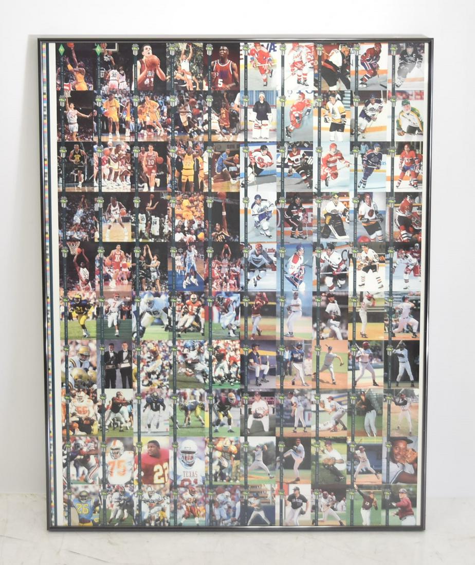 1992 CLASSIC FOUR SPORT UNCUT SHEET SPORTS CARDS (1 of 16)