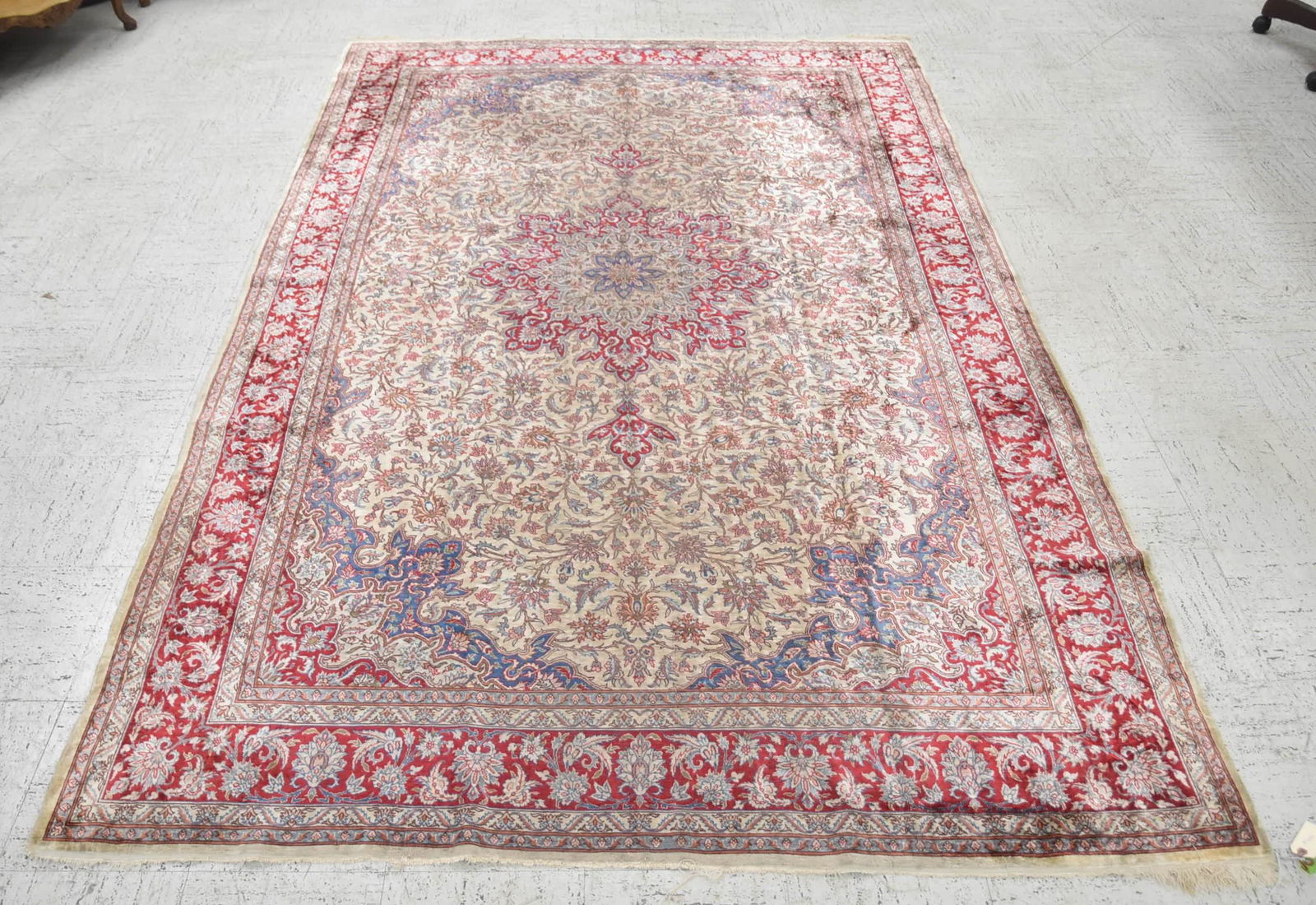 PERSIAN 100% SILK QUM CARPET (1 of 13)