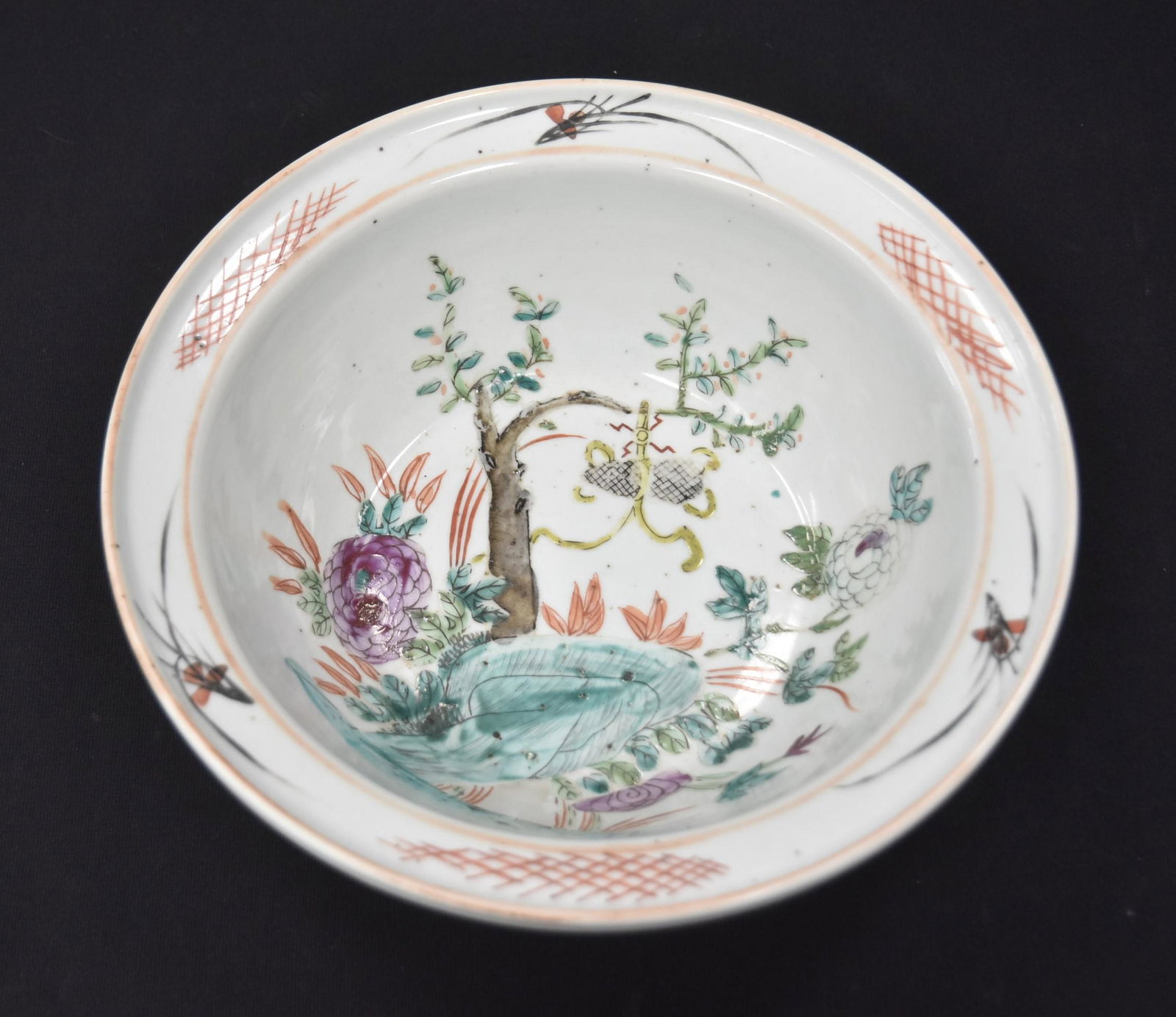 CHINESE PORCELAIN BOWL: 11" x 3 1/2"