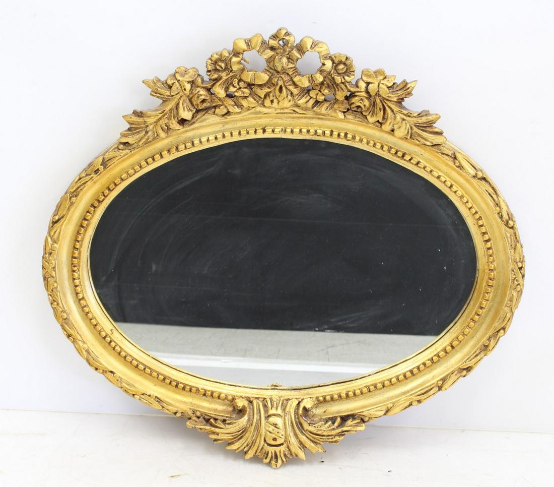 Buy Oval French Style Giltwood Mirror Echoes Antiques & Auction