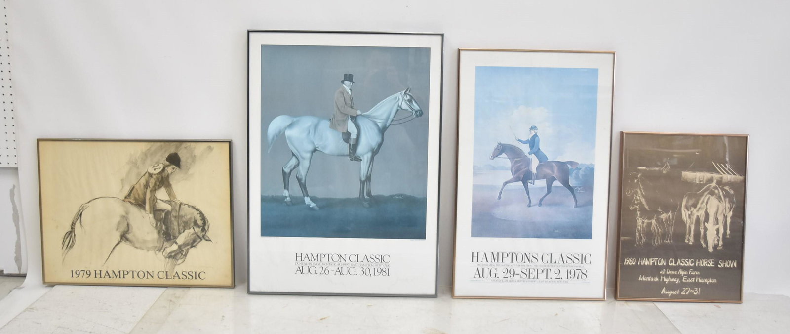 (4) FRAMED HAMPTON CLASSICS POSTERS (1 of 15)