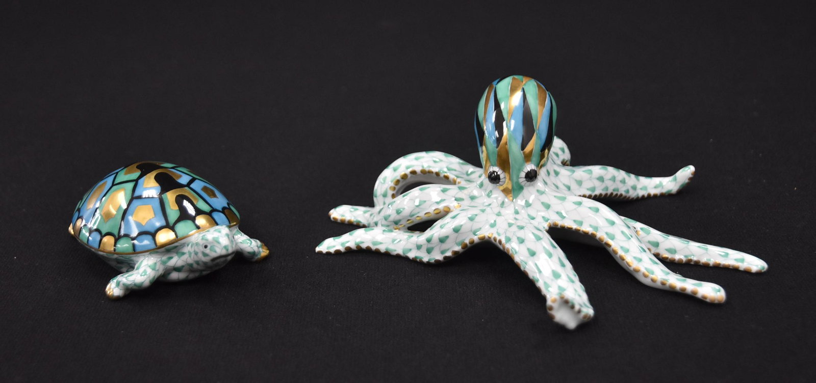HEREND PORCELAIN OCTOPUS / HEREND TURTLE (1 of 19)