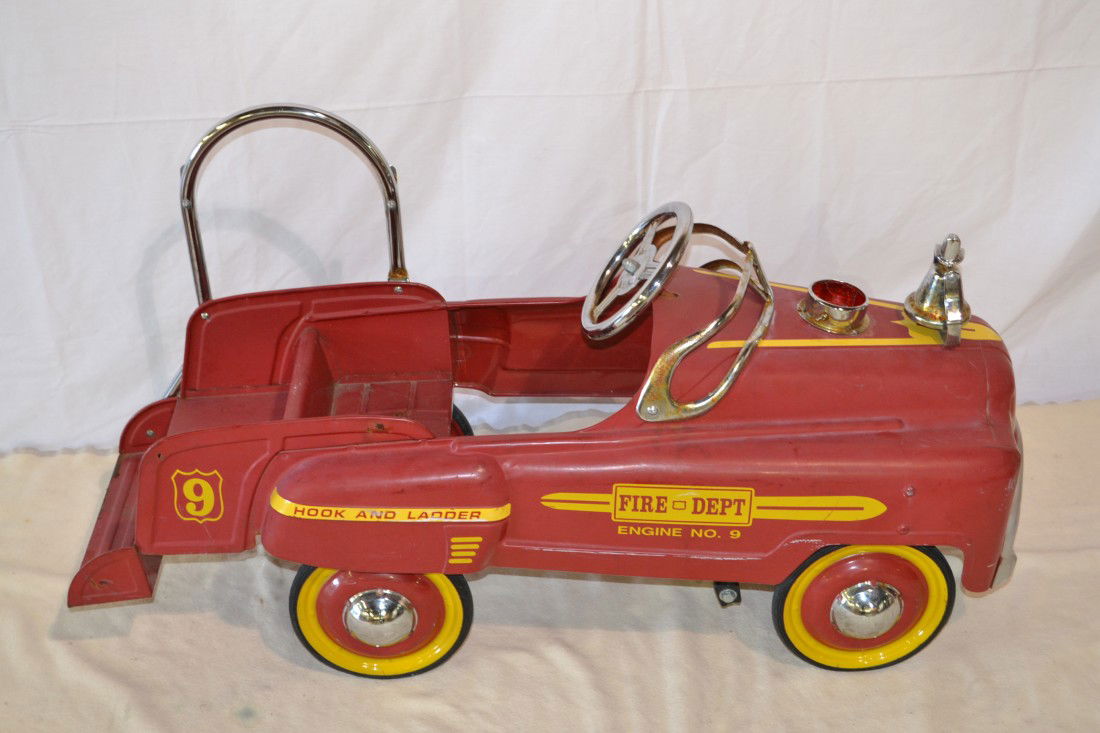 fire dept engine no 9 pedal car