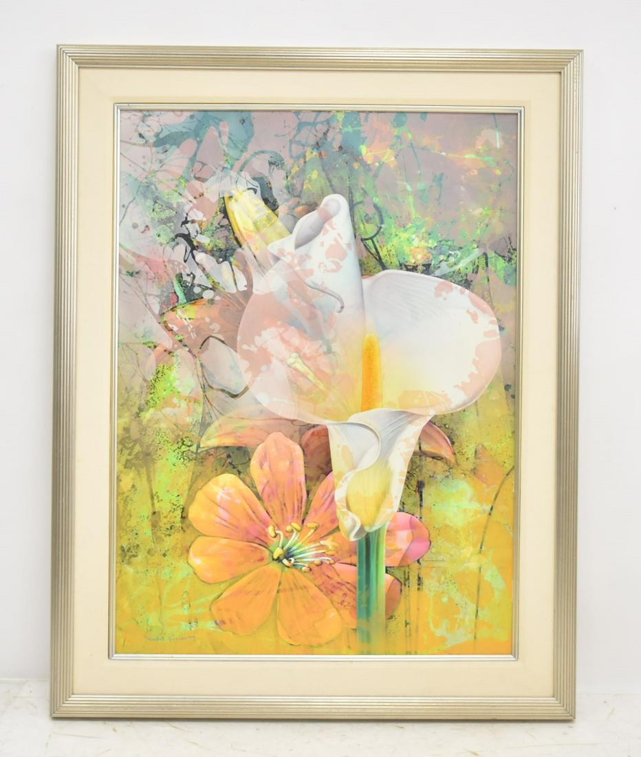 LARGE YANKEL GINZBURG ACRYLIC OIL ON WOOD (1 of 13)