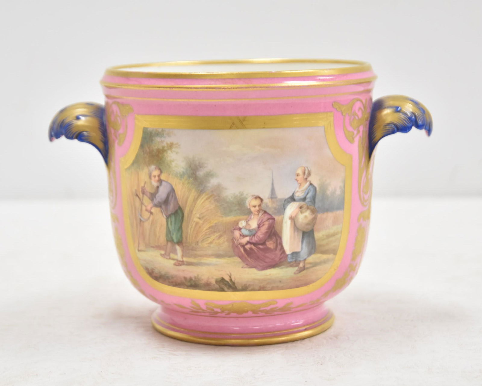 A.B. DANIELL & SONS PORCELAIN CACHE POT (1 of 14)