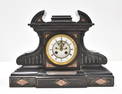 2-TONE BLACK MARBLE PRESENTATION CLOCK