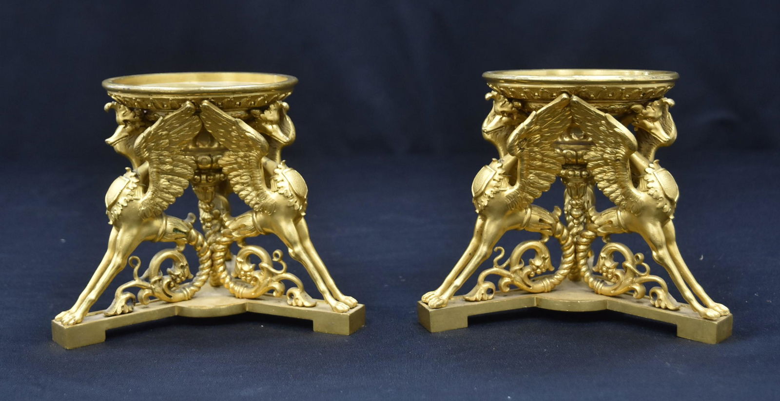 (Pr) DORE BRONZE GRIFFIN BASES (1 of 13)