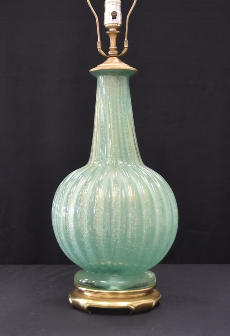 ATTR. BAROVIER & TOSO MURANO GLASS TABLE LAMP (1 of 17)