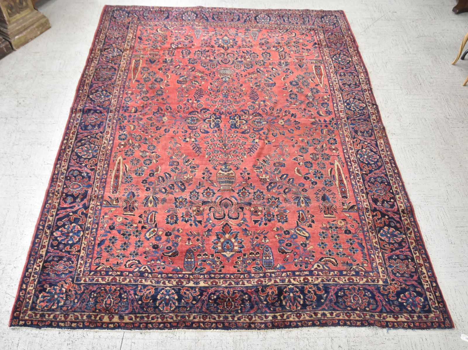 9' x 12' ANTIQUE SAROUK CARPET (1 of 15)