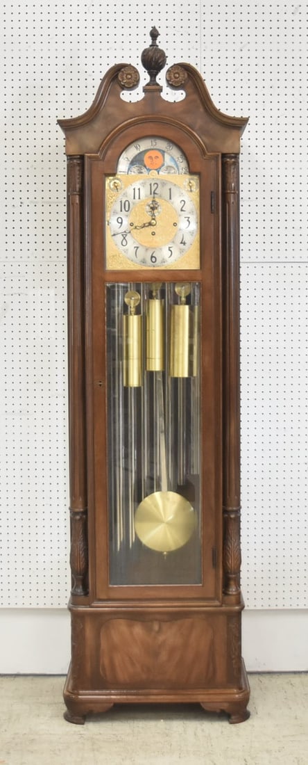 HERSCHEDE No. 294  9 TUBE TALL CASE CLOCK (1 of 18)