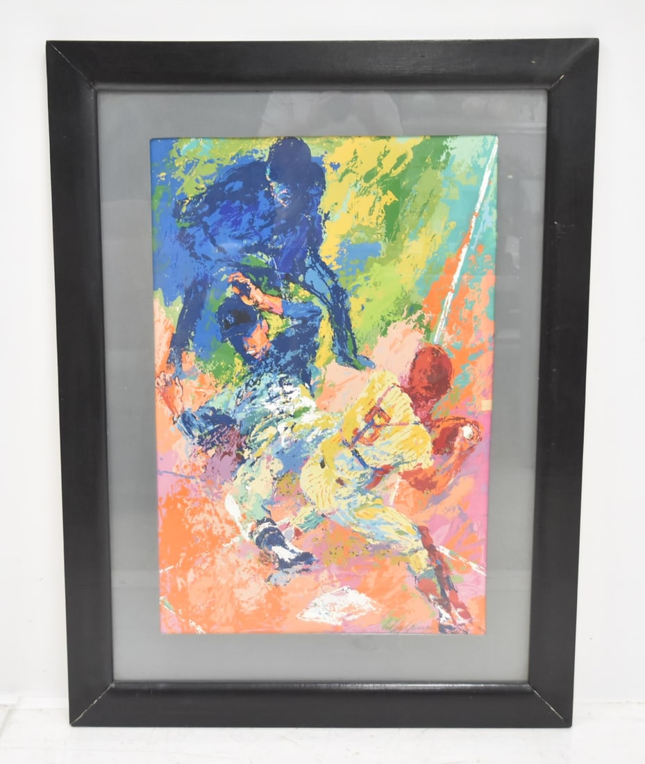 LEROY NEIMAN , "SLIDING HOME" ORIGINAL SERIGRAPH (1 of 11)
