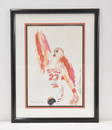 LEROY NEIMAN "FLIGHT" MICHAEL JORDAN WATERCOLOR