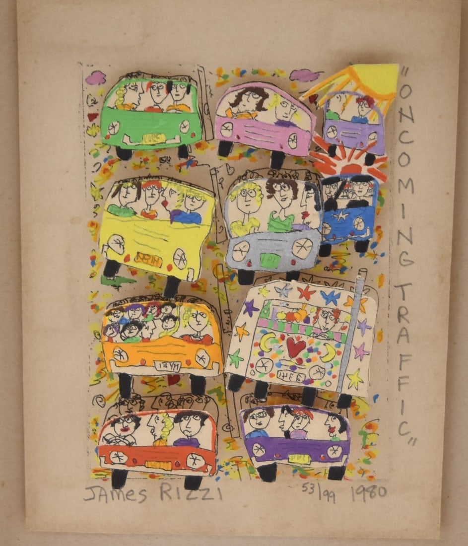 JAMES RIZZI , "ON COMING TRAFFIC" 3D POP ART (1 of 8)