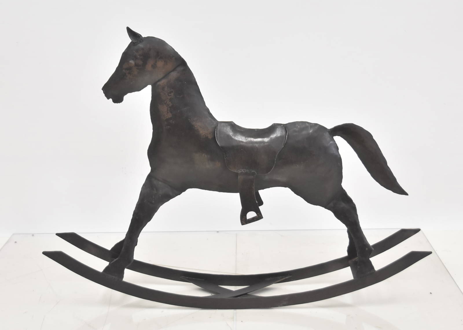 Antique Sheet Metal Rocking Horse Auction