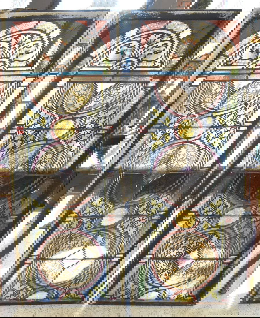 (pr) Large Antique Stained Glass Windows Auction