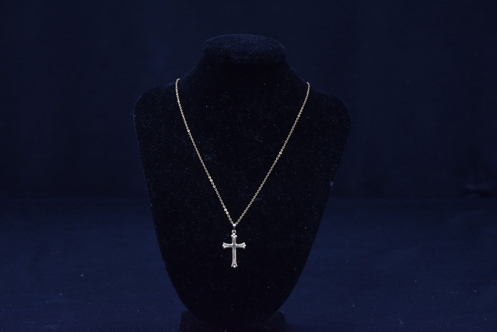 14kt GOLD CROSS NECKLACE (1 of 13)
