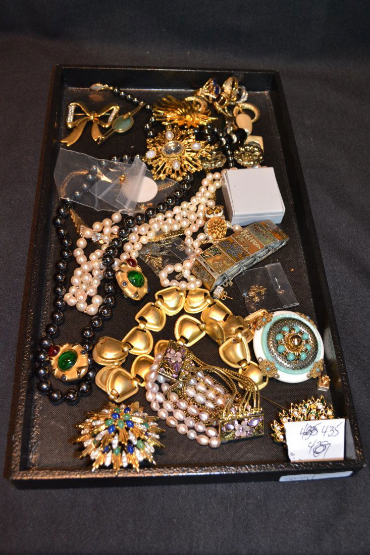 COSTUME JEWELRY INC- JOMAZ , HEMATITE BEADS &: PANETTA