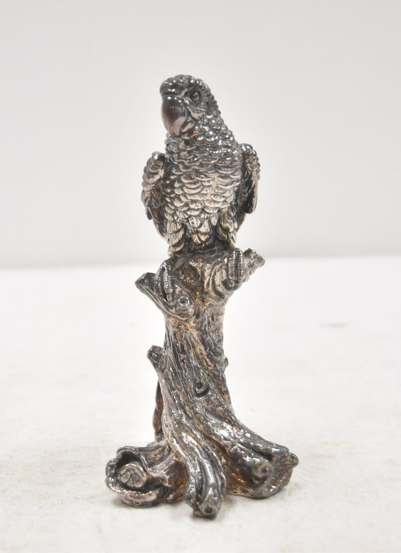 STERLING SILVER PARROT SCULPTURE (1 of 9)