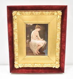 ANTIQUE BERLIN KPM PORCELAIN "PSYCHE" PLAQUE