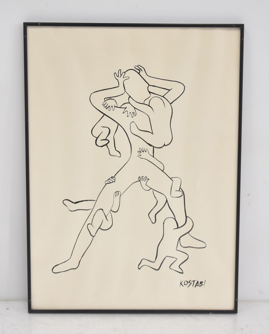 MARK KOSTABI , FELT PEN DRAWING (1 of 12)
