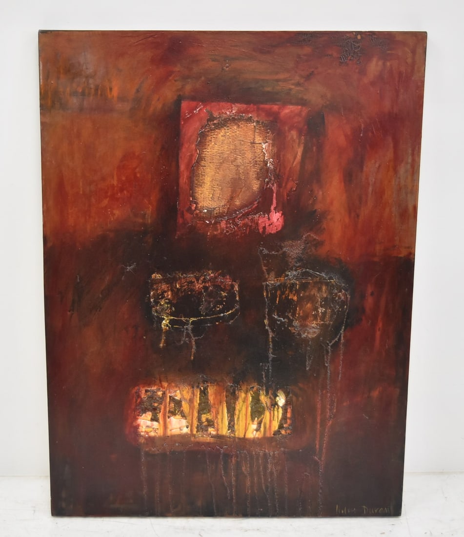 HELEN DURANT , ABSTRACT OIL ON CANVAS (1 of 12)
